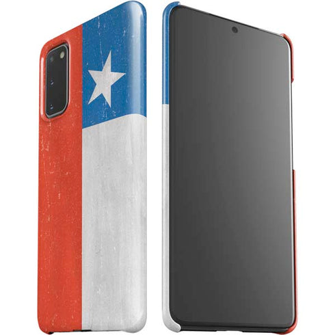 Chile Flag Distressed Galaxy S20 Lite Case